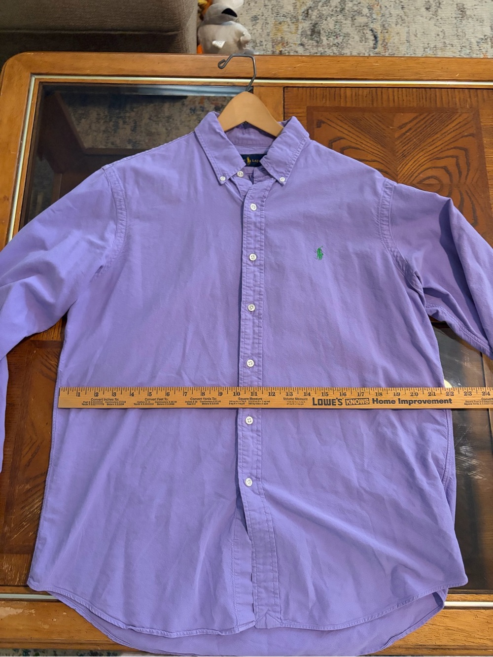 Polo by Ralph Lauren Lavender Button-Down Shirt - Picture 4 of 5